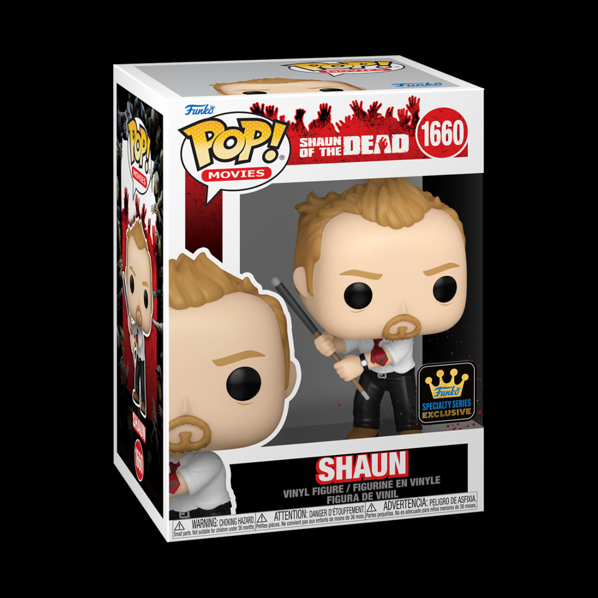 SHAUN OF THE DEAD - POP FUNKO VINYL FIGURE 1660 SHAUN REGULAR 9CM