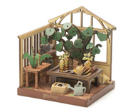 HARRY POTTER - HOGWARTS CLASSES - HERBOLOGY CLASS - WOODEN SCENE