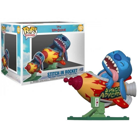 DISNEY: LILO & STITCH - POP FUNKO VINYL FIGURE 102 STITCH IN ROCKET 20CM