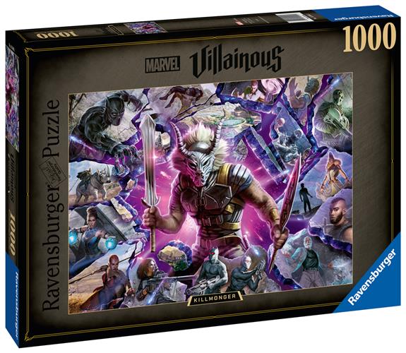 16906 1 - MARVEL - PUZZLE 1000 PEZZI - MARVEL VILLAINOUS: KILLMONGER