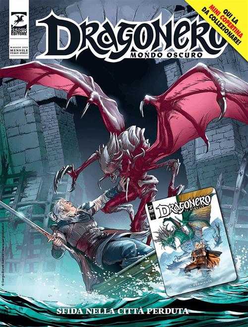 DRAGONERO - MONDO OSCURO VOL.7 - MINI COPERTINA - DRAGONERO IL RIBELLE 10: IL DORMIENTE