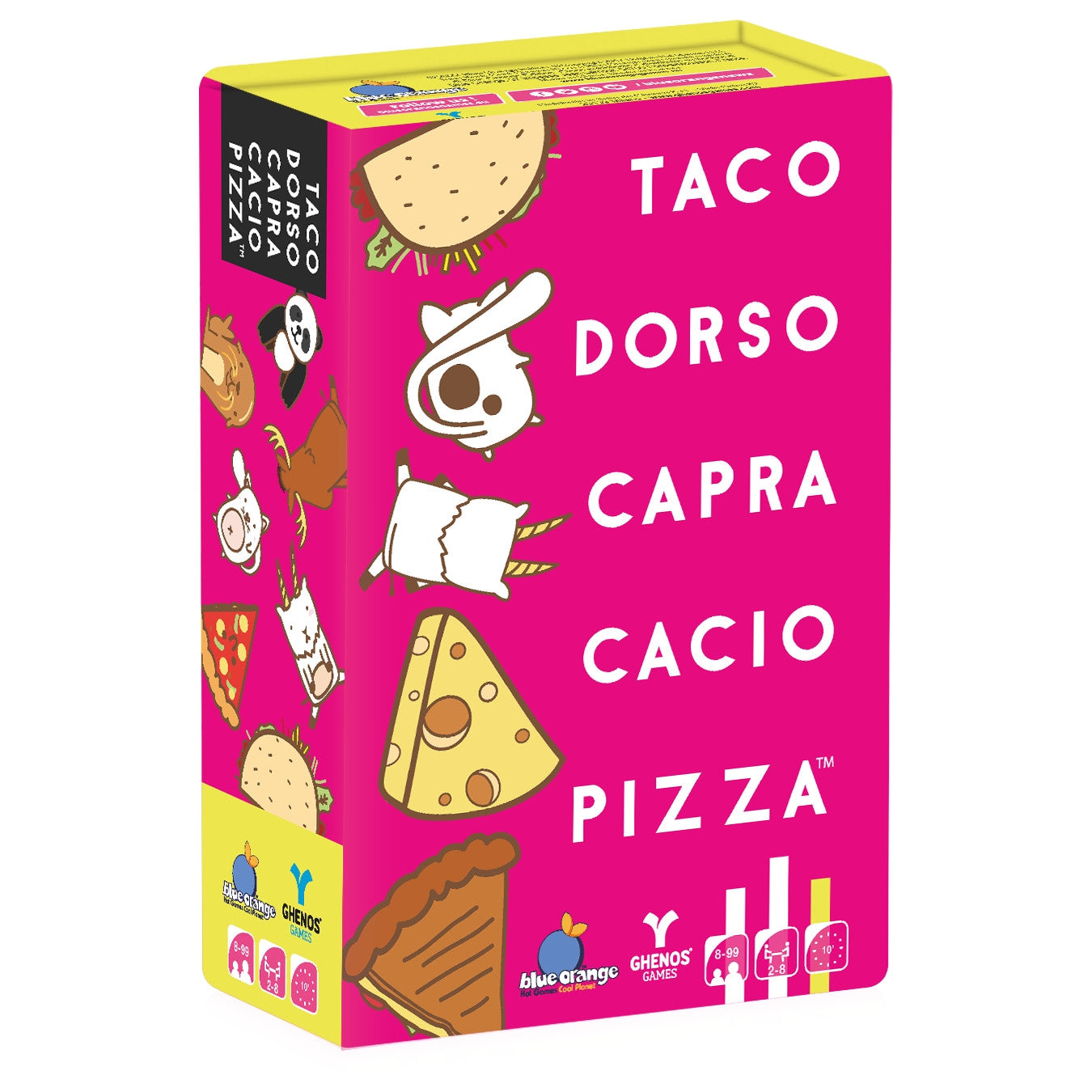 TACO DORSO CAPRA CACIO PIZZA