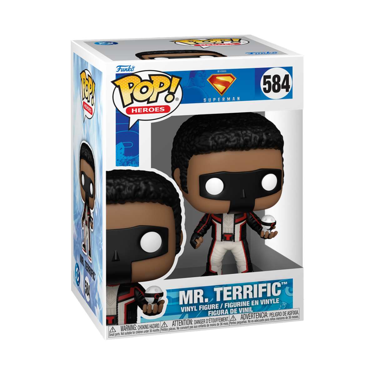 DC COMICS: SUPERMAN (2025) - POP FUNKO VINYL FIGURE 584 MR. TERRIFIC 9CM