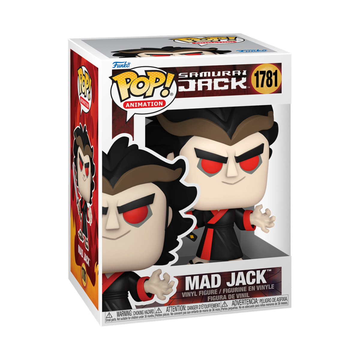 SAMURAI JACK - POP FUNKO VINYL FIGURE 1781 MAD JACK 9CM
