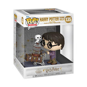 HARRY POTTER ANNIVERSARY - POP FUNKO VINYL FIGURE DELUXE 135 HARRY POTTER PUSHING TROLLEY 15CM