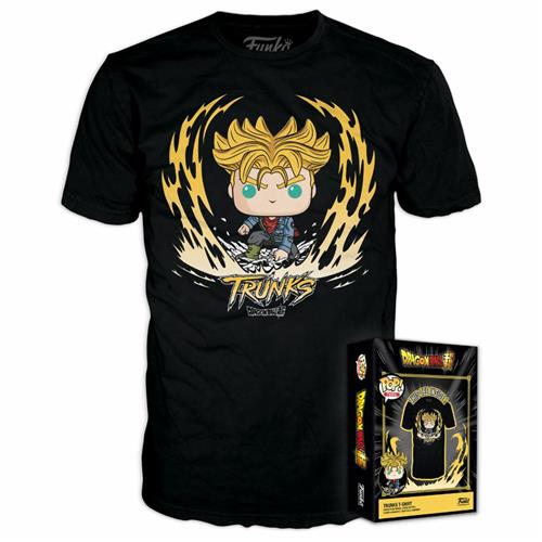 DRAGON BALL SUPER - POP FUNKO & TEE BOX - TRUNKS (T-SHIRT L)