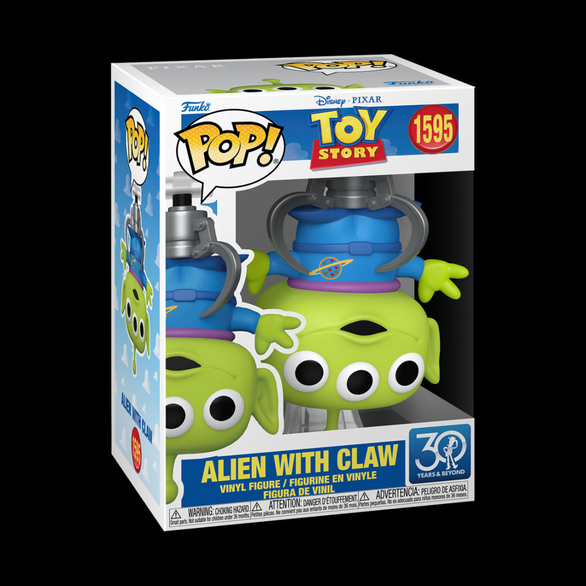 DISNEY - TOY STORY 30TH ANNIVERSARY - POP FUNKO VINYL FIGURE 1595 ALIEN 9CM