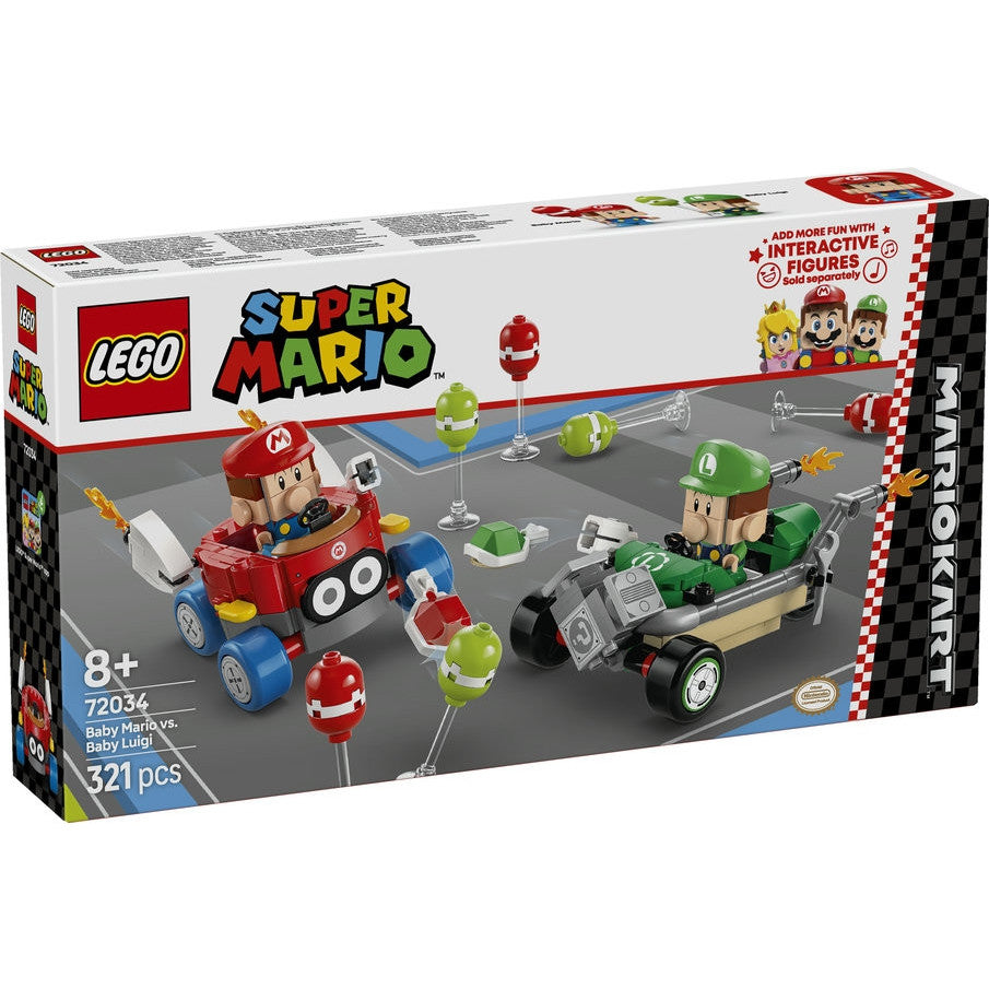72034 - SUPER MARIO - MARIO KART: BABY MARIO VS BABY LUIGI