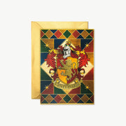 HPCARD34 - HOGWARTS: GRYFFINDOR HOUSE CREST - NOTECARD