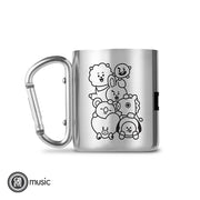 MGCM0028 - BT21 - TAZZA CARABINER 235ML - PILE UP