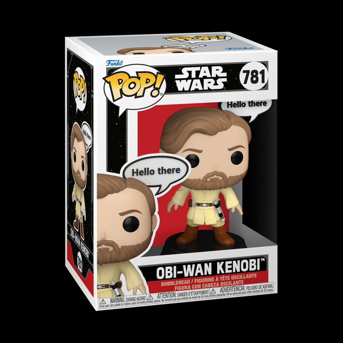STAR WARS - POP FUNKO VINYL FIGURE 781 OBI-WAN KENOBI 9CM