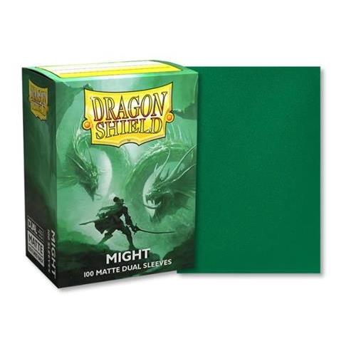 AT-15058 - 100 STANDARD SIZE MATTE DUAL SLEEVES - MIGHT