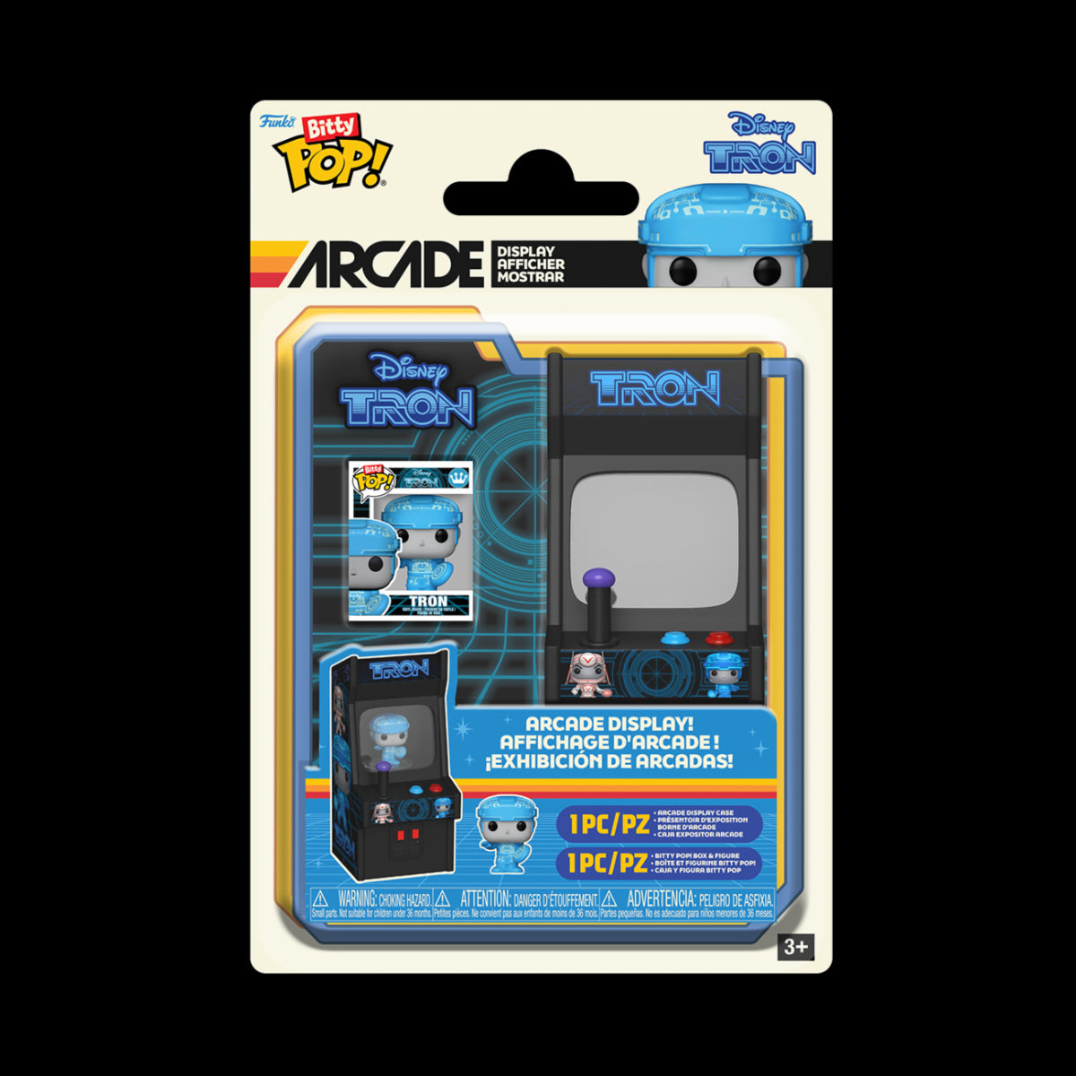 85252 - ARCADE - TRON - POP FUNKO BITTY ARCADE VINYL FIGURE - ARCADE-TRON
