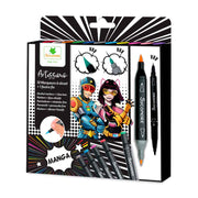 SYCOMORE - 10 PENNARELLI AD ALCOOL MANGA + 1 PENNARELLO FINE