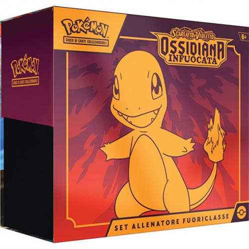 POKEMON - SET ALLENATORE FUORICLASSE - SCARLATTO E VIOLETTO - OSSIDIANA INFUOCATA