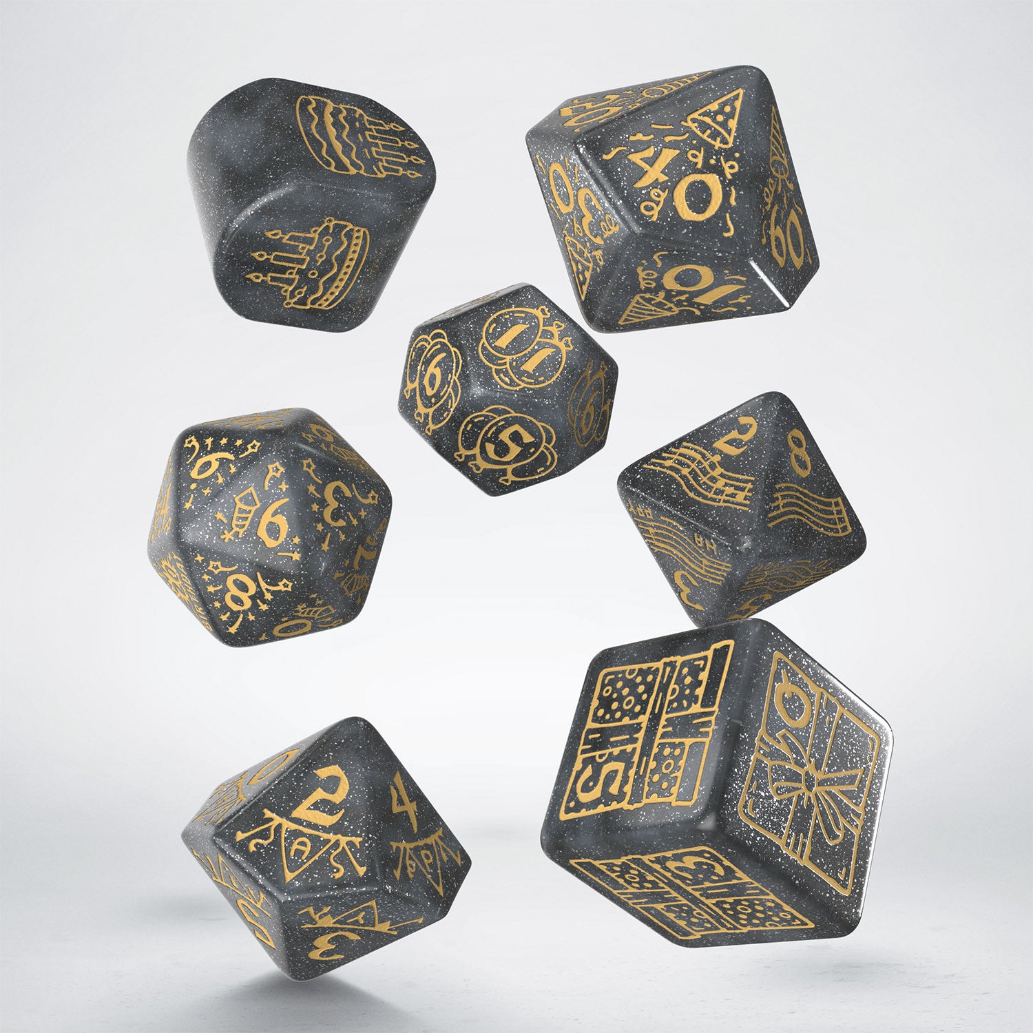 RHPB03 - HAPPY BIRTHDAY DICE SET: CONFETTI