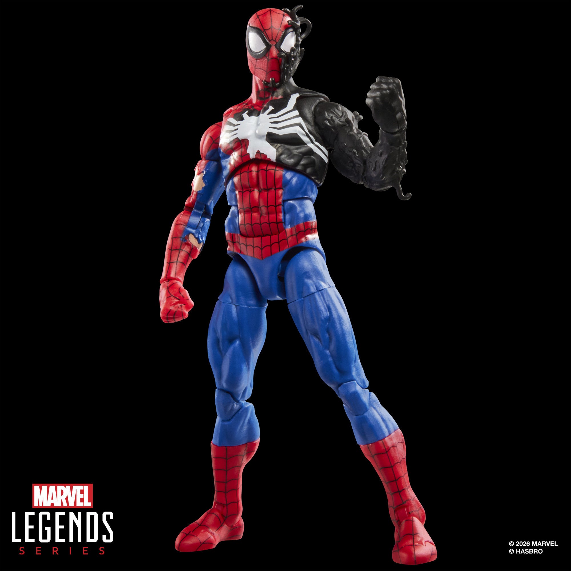 MARVEL CLASSIC LEGENDS - SECRET WARS - SPIDER-MAN (ALIEN COSTUME) - ACTION FIGURE 15CM