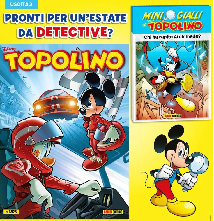 TOPOLINO 3528 + MINI GIALLI DI TOPOLINO 3