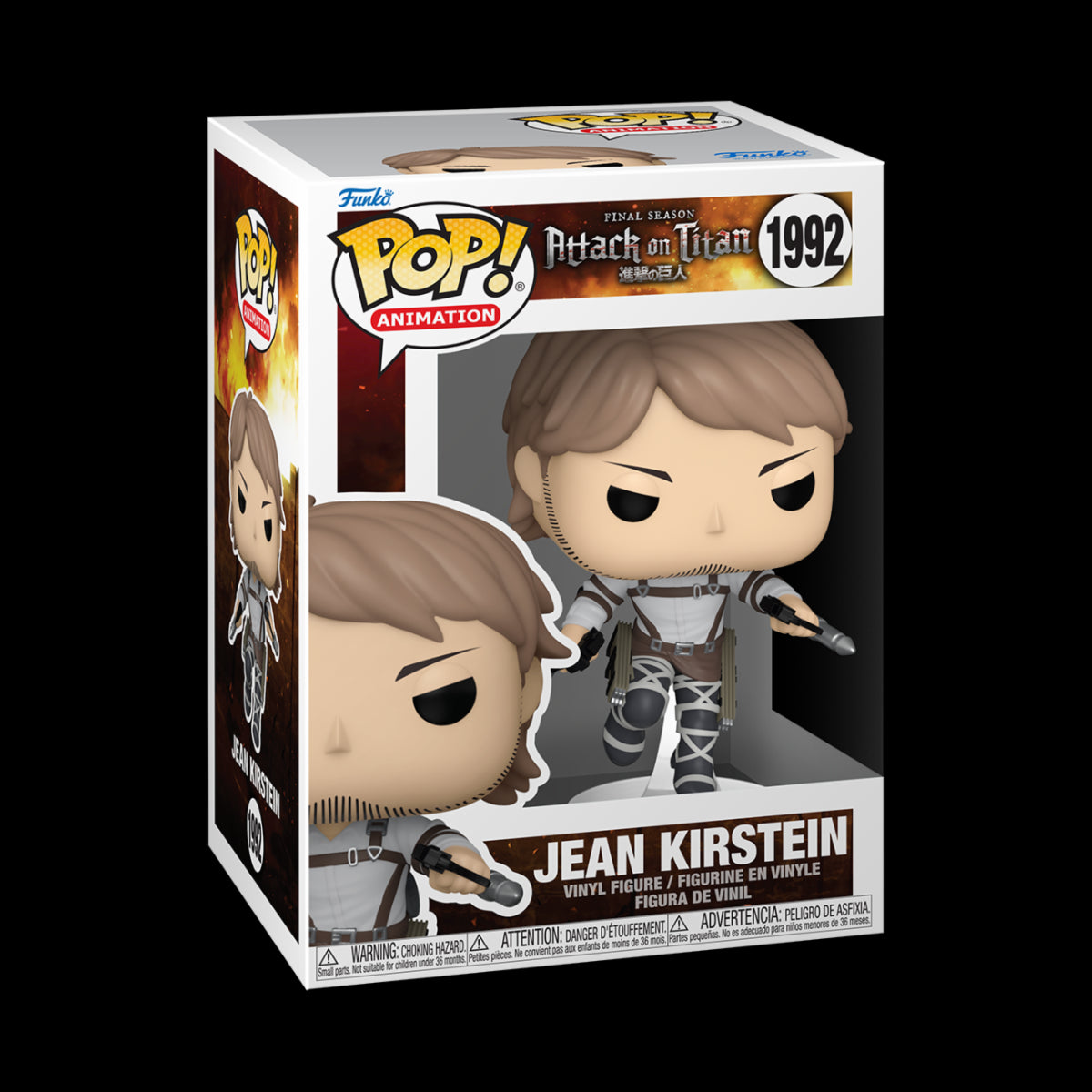 ATTACK ON TITAN - POP FUNKO VINYL FIGURE 1992 JEAN KIRSTEIN 9CM