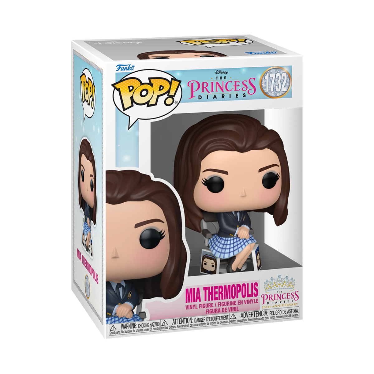 THE PRINCESS DIARIES - POP FUNKO PREMIUM VINYL FIGURE 1732 MIA THERMOPOLIS (TRANSFORMATION) 9CM