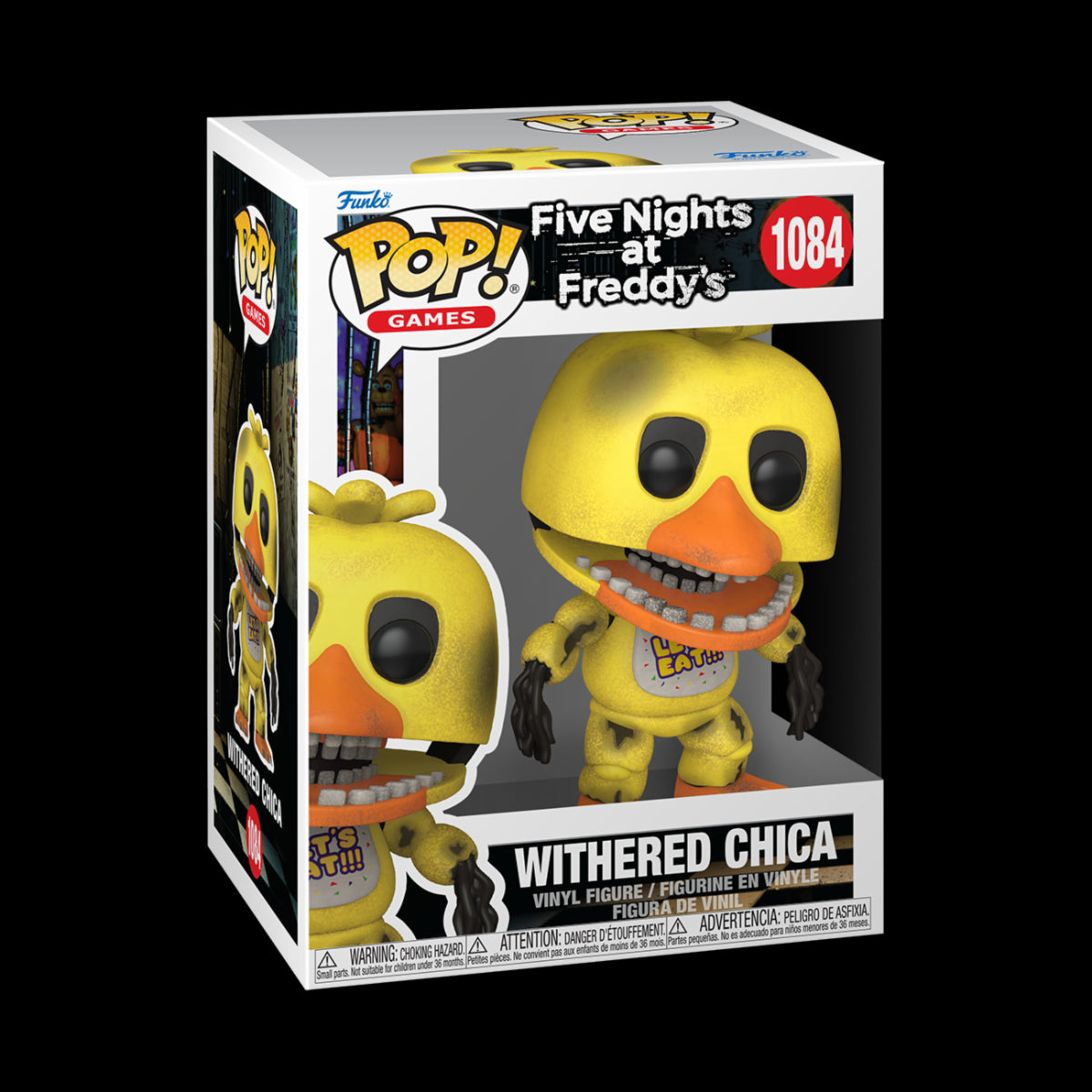 FIVE NIGHTS AT FREDDY'S - POP FUNKO VINYL FIGURE 1084 WITHERED CHICA 9CM