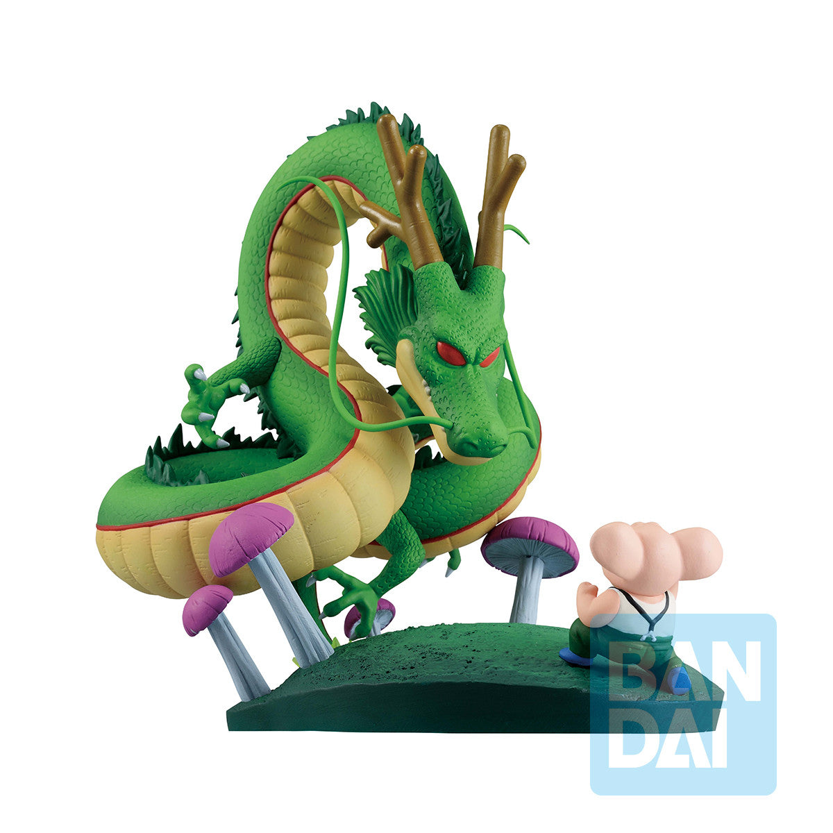 68467 - DRAGON BALL Z - ICHIBANSHO FIGURE FROM ICHIBAN KUJI - DRAGON HISTORY II - OOLONG & SHENRON - STATUA 14CM