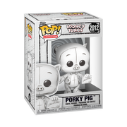 LOONEY TUNES - POP FUNKO VINYL FIGURE 2012 PORKY PIG (SKETCHED) 9CM