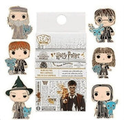 HARRY POTTER - BLIND BOX POP PIN ENAMEL - STAINED GLASS 12PC CASE PACK