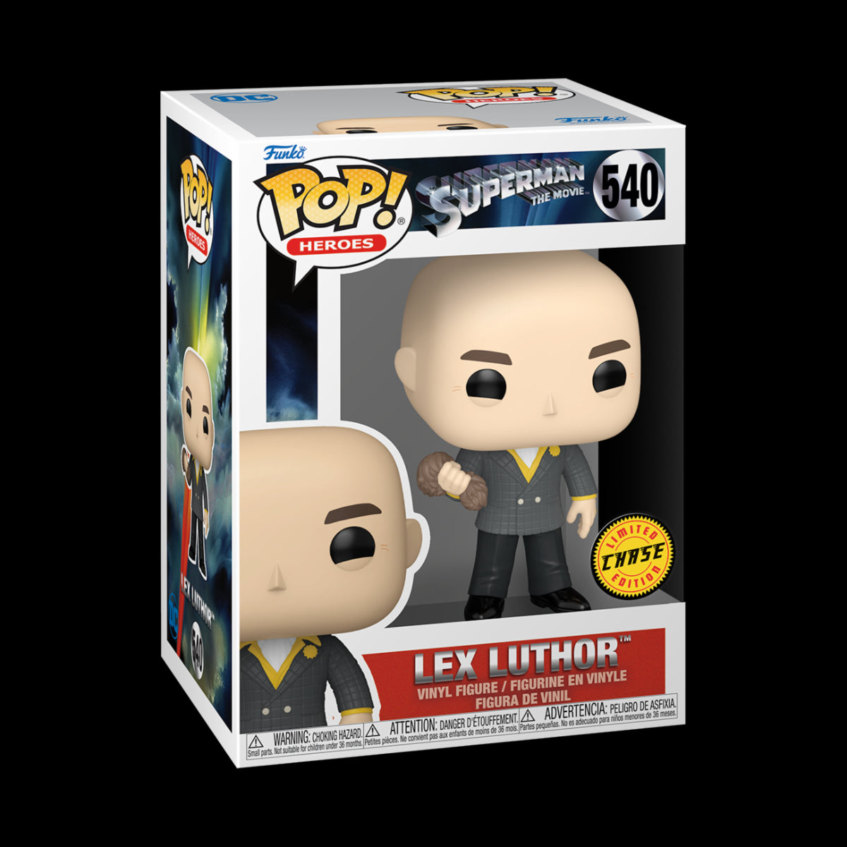 DC COMICS: SUPERMAN (1978) - POP FUNKO VINYL FIGURE 540 LUTHOR CHASE 9CM