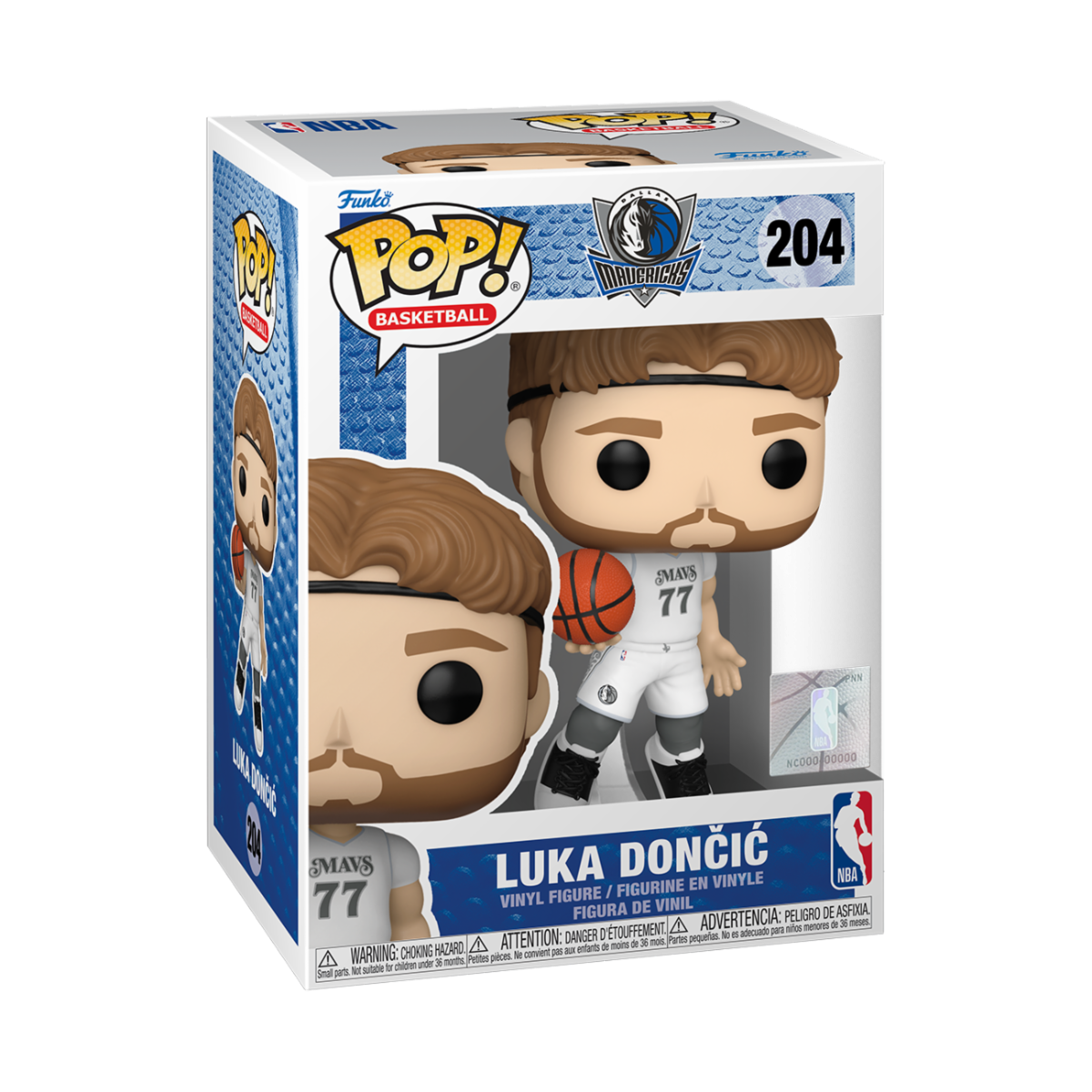NBA - POP FUNKO VINYL FIGURE 204 LUKA DONCIC (MAVERICKS) (CE 24) 9CM