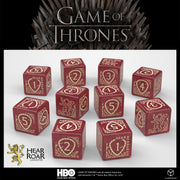 GOT/00190166/2025/2/B - SET 10 DADI - GAME OF THRONES - LANNISTER