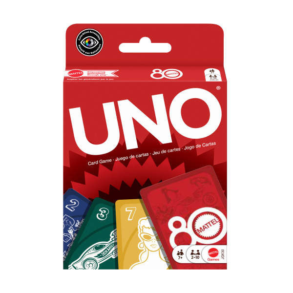 JGK30 - UNO MATTEL 80TH RUBY RED - CARTE DA GIOCO