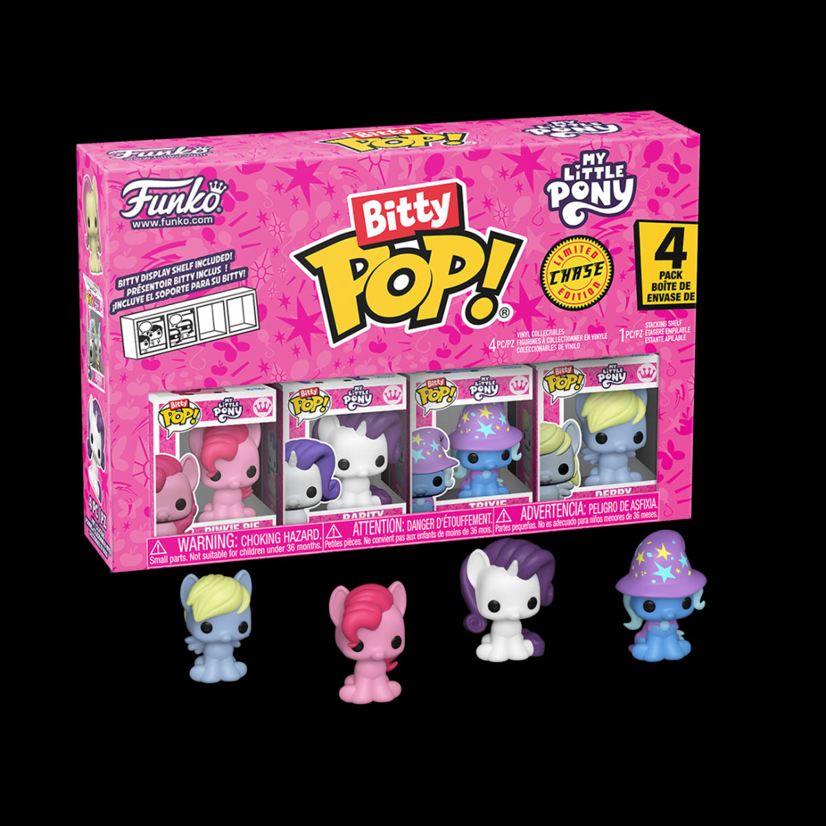 89581 - MY LITTLE PONY - POP FUNKO BITTY VINYL FIGURE - PINKIE PIE (4PK)