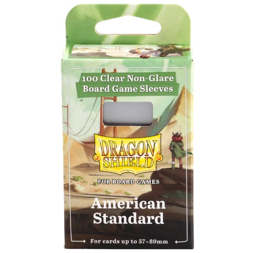 AT-60203 - 100 BUSTINE PER GIOCHI DA TAVOLO - DS BGS STANDARD AMERICAN - 57X89