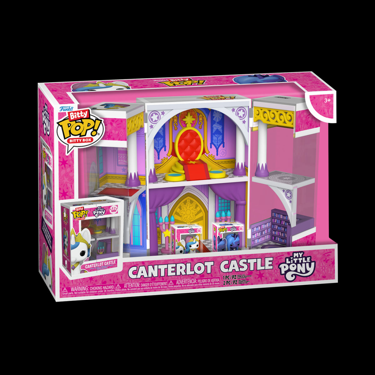 89585 - MY LITTLE PONY - POP FUNKO BITTY BOXES VINYL FIGURE - CANTERLOT CASTLE