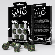 SCAT06 - SET 7 DADI - CATS DICE SET: PIXEL
