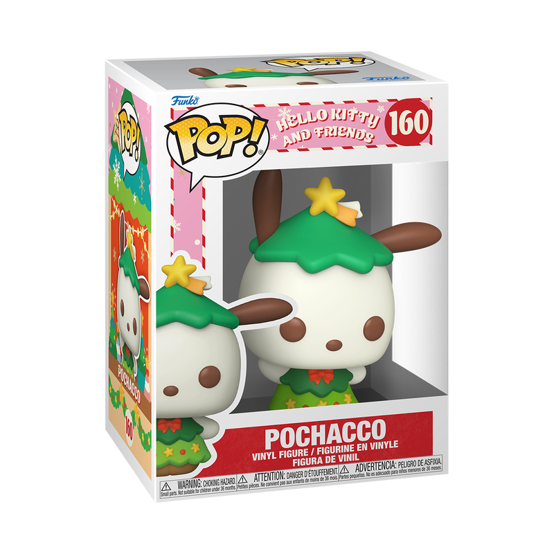 SANRIO HOLIDAY 2026 - POP FUNKO VINYL FIGURE 160 POCHACCO (FESTIVE) 9CM