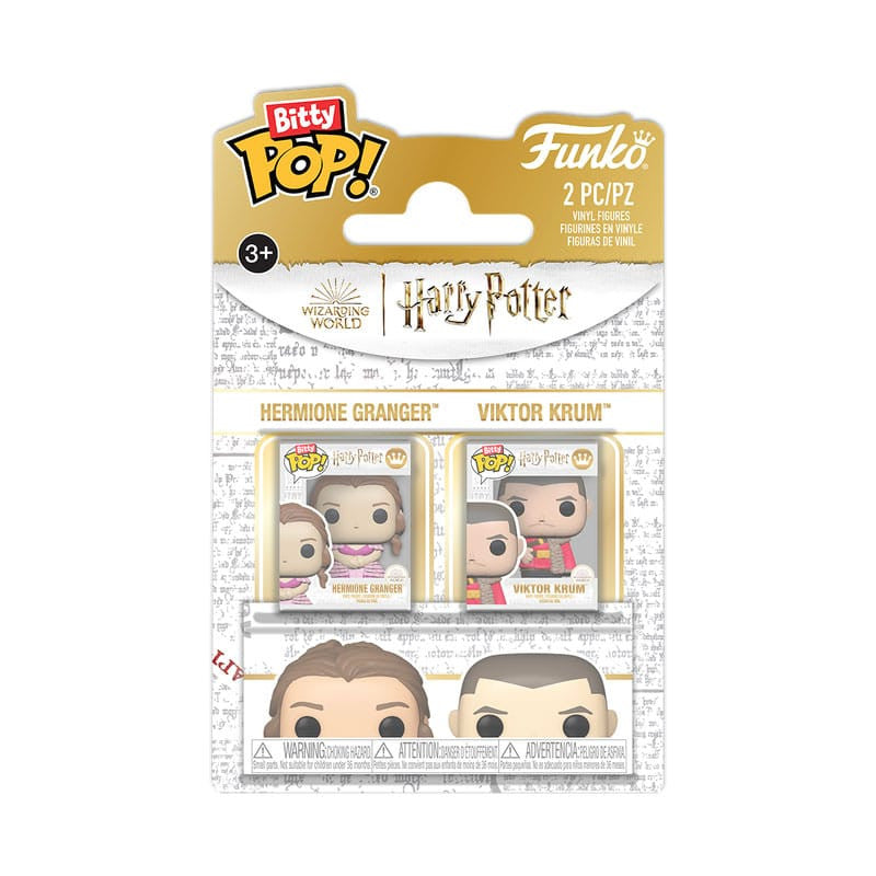 88941 - HARRY POTTER: GOBLET OF FIRE - POP FUNKO BITTY VINYL FIGURE - 2-PACK HERMIONE & KRUM