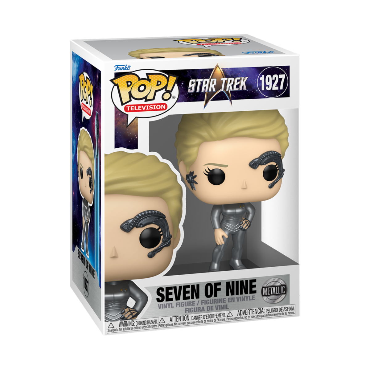 STAR TREK VOYAGER - POP FUNKO VINYL FIGURE 1927 SEVEN OF NINE (MT) 9CM