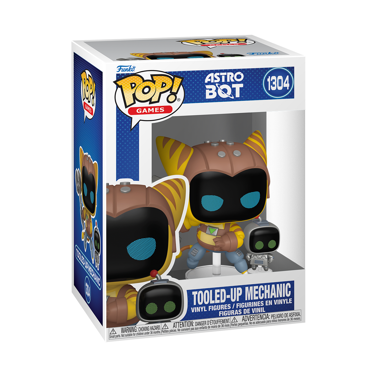 ASTRO BOT S2 - POP FUNKO VINYL FIGURE 1304 TOOLED-UP MECHANIC 9CM