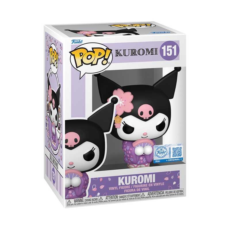 HELLO KITTY S8 - POP FUNKO VINYL FIGURE 151 KUROMI (IN KIMONO) 9CM