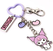 EHKKR0017 - PORTACHIAVI KUROMI CON CIONDOLI - HELLO KITTY