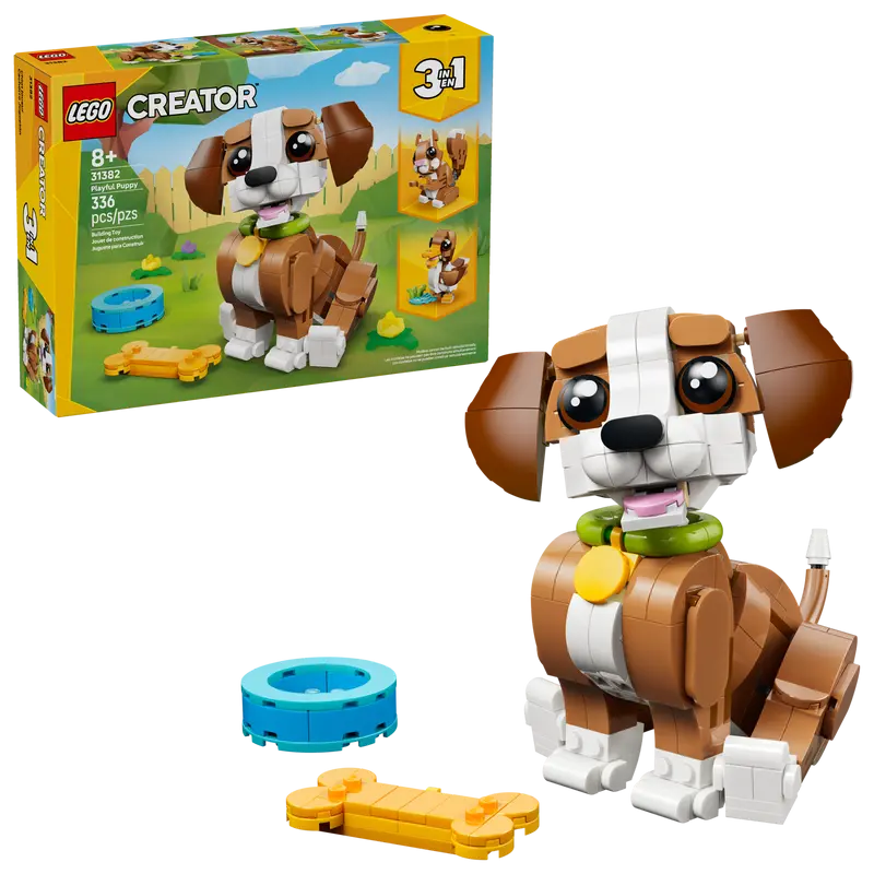 31382 - LEGO CREATOR - ADORABILI ANIMALI: CAGNOLINO GIOCOSO