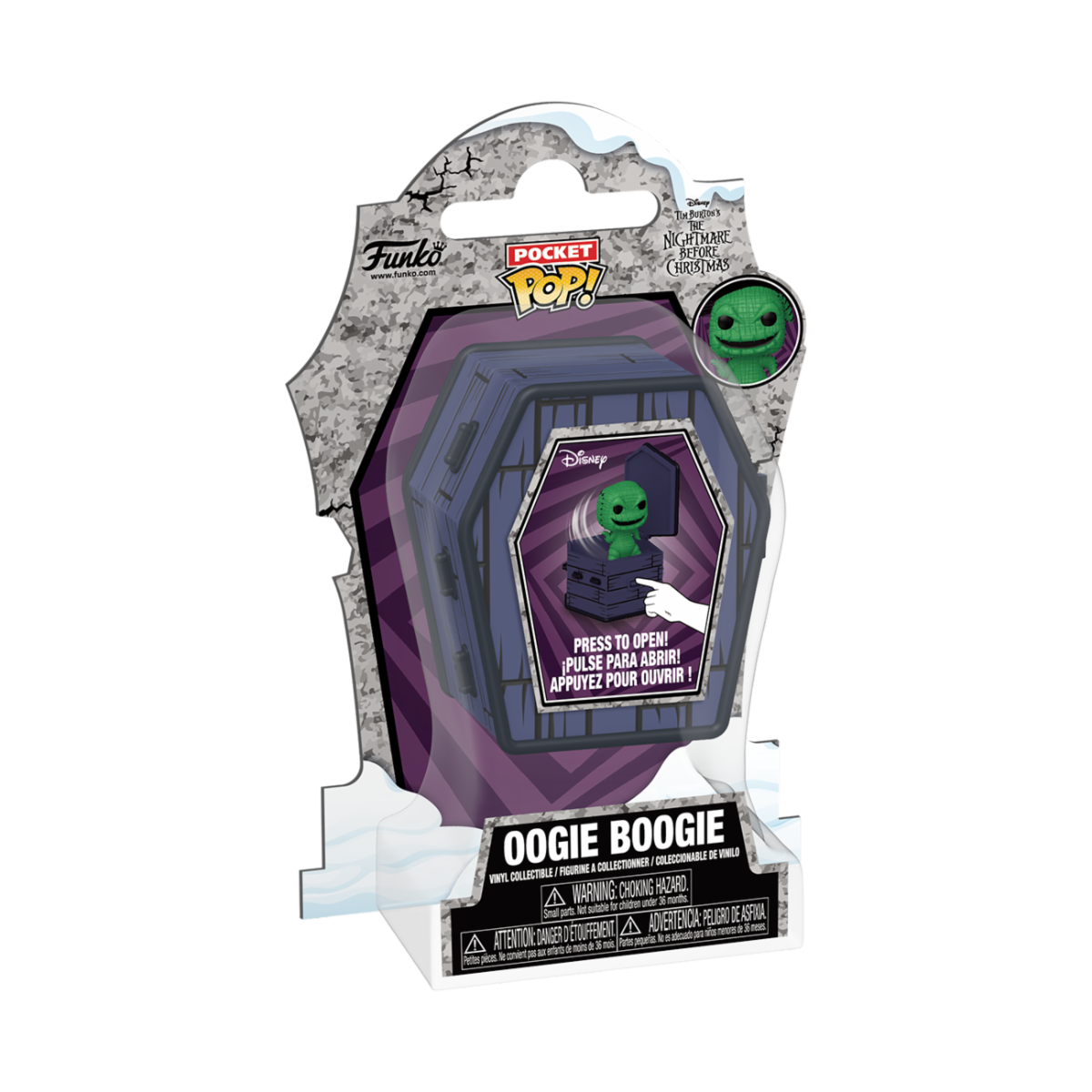 NIGHTMARE BEFORE CHRISTMAS - POCKET POP FUNKO VINYL FIGURE - OOGIE BOOGIE