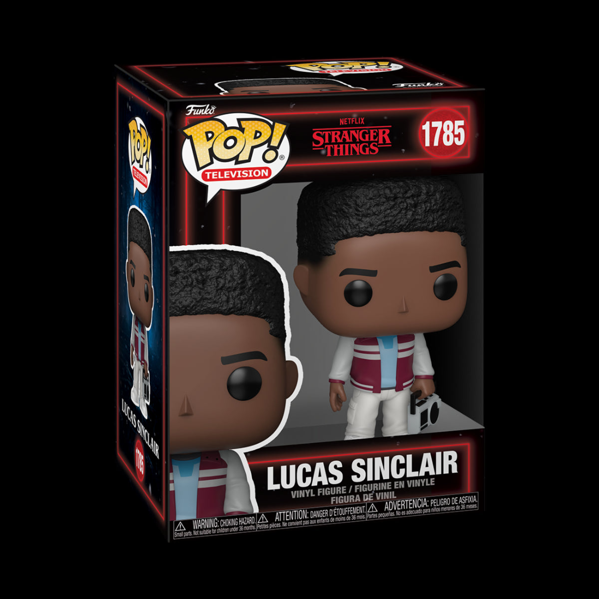 STRANGER THINGS - POP FUNKO VINYL FIGURE 1785 LUCAS SINCLAIR 9CM