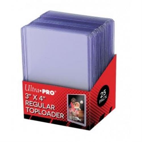 81222 - 25 TOPLOADER 3" X 4" - CLEAR REGULAR