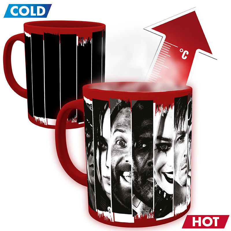 MGH0148 - DC COMICS - MUG HEAT CHANGE 320 ML - THE SUICIDE SQUAD TASK FORCE