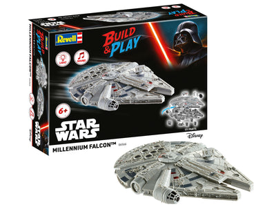 06566 - MILLENNIUM FALCON (LUCE/SUONO): BUILD & PLAY - MODEL KIT BUILD & PLAY 1/164
