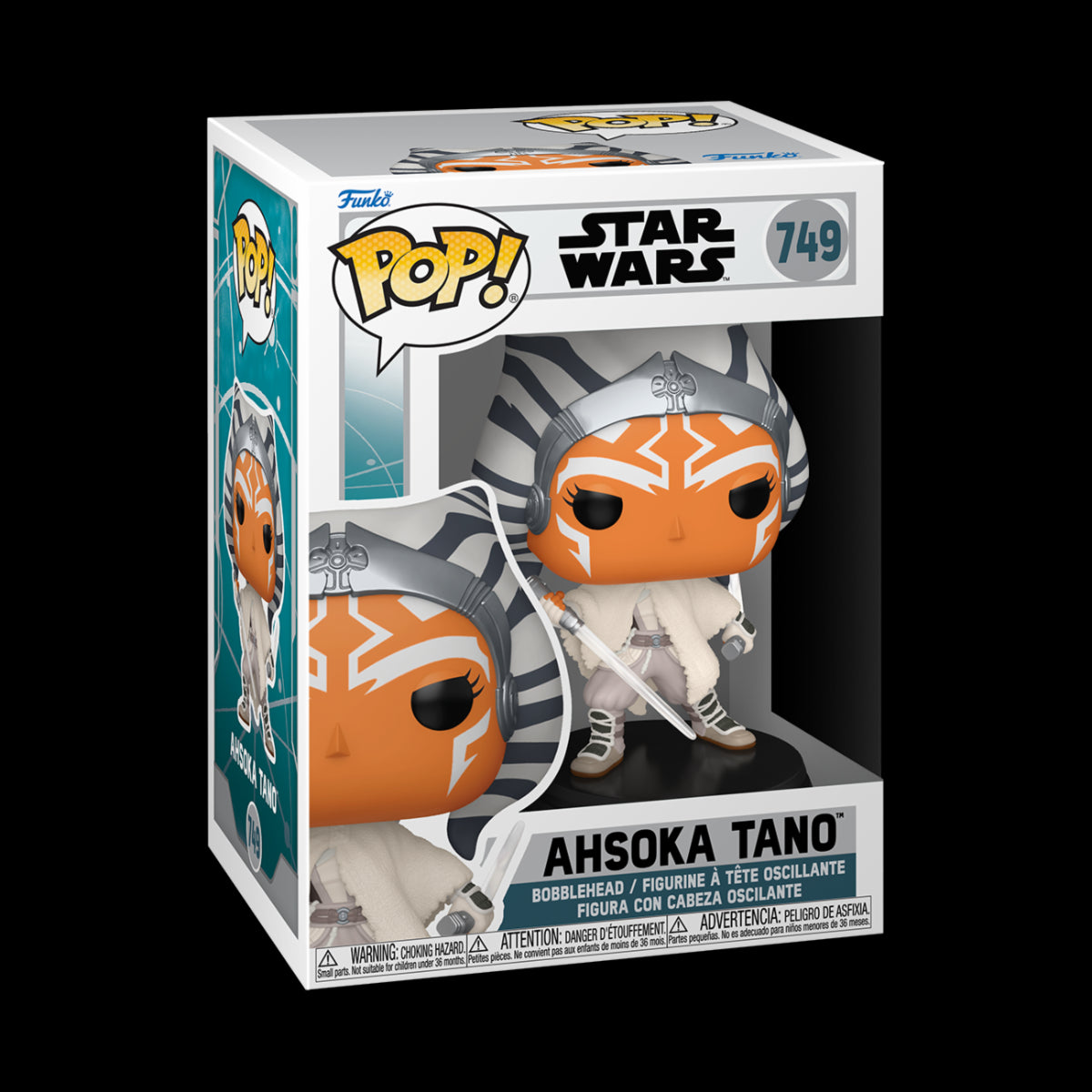 STAR WARS: AHSOKA - POP FUNKO VINYL FIGURE 749 AHSOKA 9CM