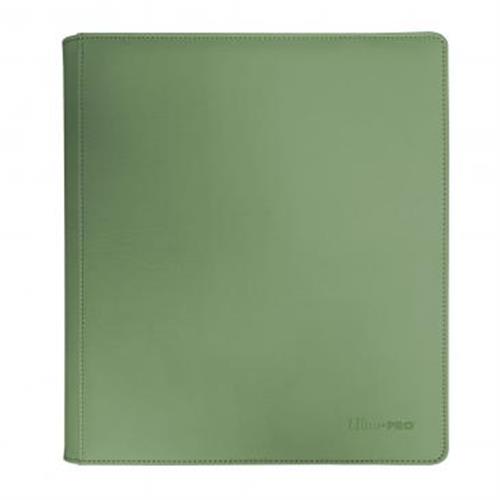 16492 - VIVID ZIPPERED 12-POCKET PRO-BINDER - COOL MATCHA